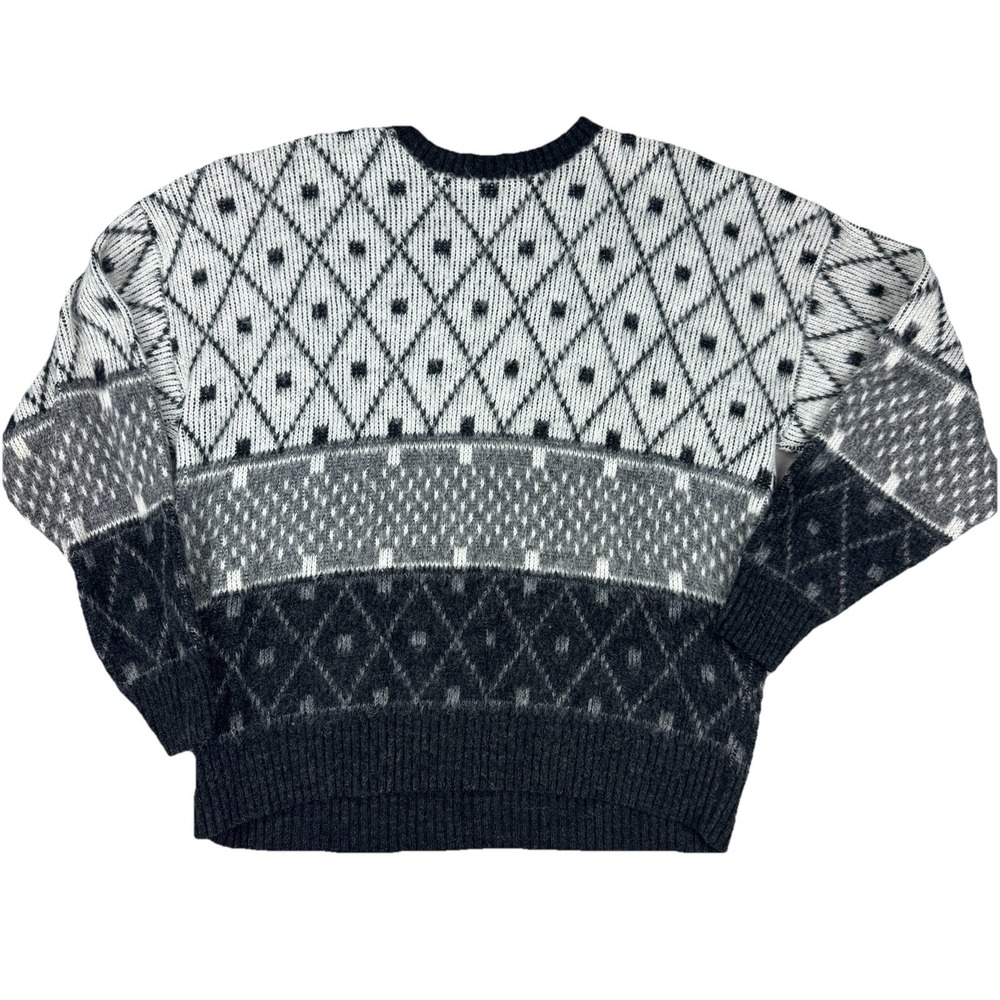 VTG London Fog Sweater‎ XL USA Made Geometric Knit Pullover 80s 90s Coogi Style